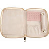 Cruelty-Free Leatherette Jewelry Travel Case in Blush Storyteller by Vintage Magnality