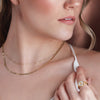 Beautiful Wear Everyday™ 14K Yellow Gold Chain Necklaces on Model