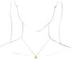 Celtic Trinity Necklace in 14K Yellow Gold on Model Rendering