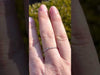 Video of model wearing Diamond Stackable Ring in 14K White Gold