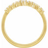 Scattered Stackable 1/4 CTW Lab-Grown Diamond Ring in 14K Yellow Gold 