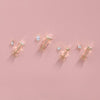 Lab-Grown Diamond Stud Earrings in 14K Yellow Gold