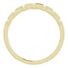 .06 CTW Natural Diamond Stacking Ring in 14K Yellow Gold 