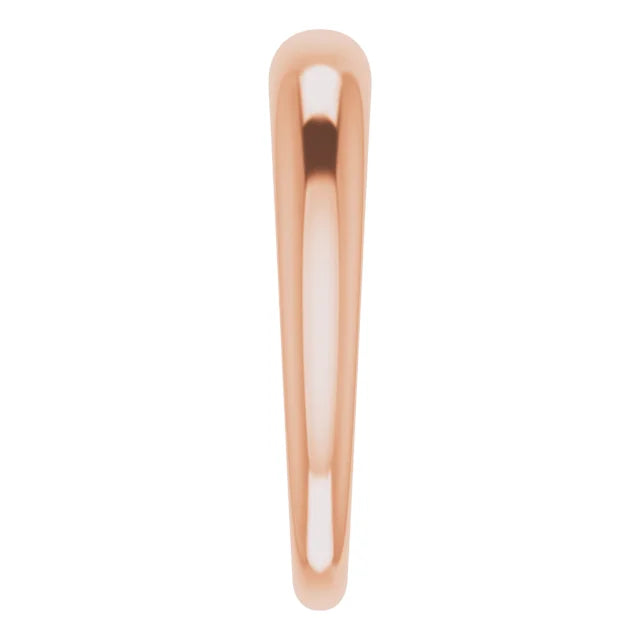 Petite Dome Wear Everyday™ Ring in Solid 14K Rose Gold in 4 MM 