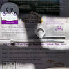 Partial View of Front & Back of Ring Sizer Card Instructions and How To Tips