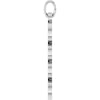 White gold pendant with '2026' year on a white background