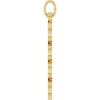 Gold pendant with the year '2026' on a white background
