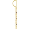 Gold pendant '2026' on a white background