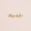 Flower Crown Stackable Ring in Solid 14K Yellow Gold