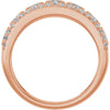 1 CTW Lab-Grown Diamond Ring Solid 14K Rose Gold