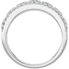 1 CTW Lab-Grown Diamond Ring Solid 14K White Gold 
