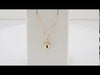 Video of Youth Natural Diamond Angel Necklace