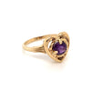 Vintage Amethyst 14K Yellow Gold Ring Ethical Sustainable Fine Jewelry Vintage Magnality