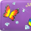 Hand Painted Butterflies & Bling Jewelry Travel Case Wallet by Oksana Sakal for Vintage Magnality