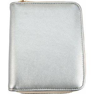 Cruelty-Free Leatherette Jewelry Travel Case in Silver Storyteller by Vintage Magnality