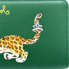 Hand Painted Leopard Jewels Jewelry Travel Case Wallet by Oksana Sakal for Vintage Magnality