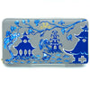 Hand Painted Blue & White Chinoiserie Jewelry Travel Case Wallet by Oksana Sakal for Vintage Magnality