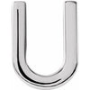 Sterling Silver Single U Initial Earring 302® Fine Jewelry Storyteller by Vintage Magnality