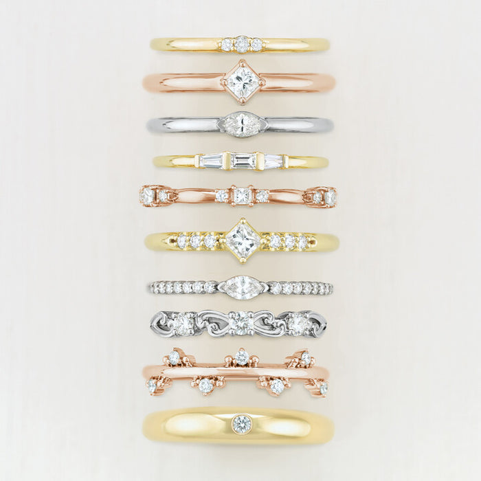 Diamond Ring Collection by Vintage Magnality