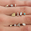 A Collection of stud earrings by Storyteller Wear Everyday Jewelry by Vintage Magnality