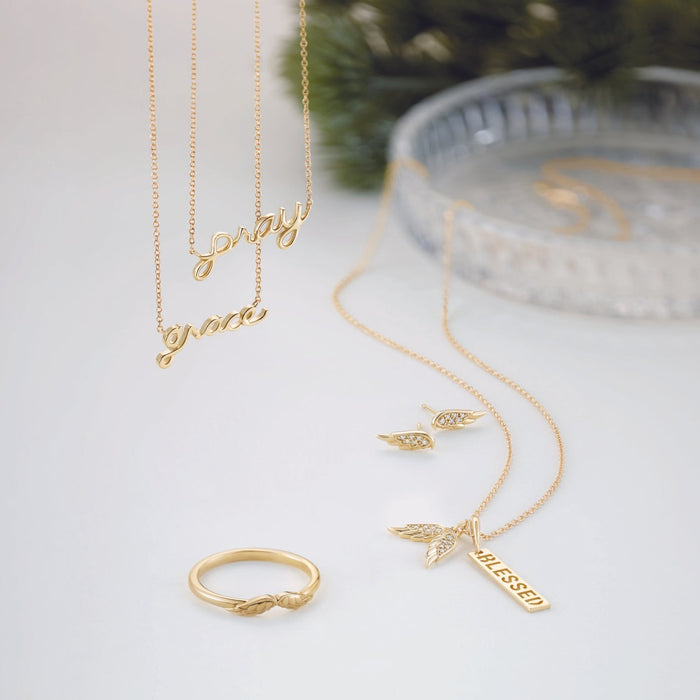 Angel wing jewelry collection by Vintage Magnality