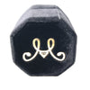 Black/Purple Silk Velvet Handmade Ring Earring Box by Vintage Magnality Shown with Diamond Studs