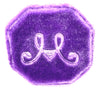 Purple/Grey Silk Velvet Jewelry Box 