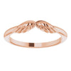 Stackable Wear Everyday Angel Wings Ring 14K Rose Gold  Storyteller by Vintage Magnality
