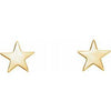 Star Stud Earrings 14K Yellow Gold Platinum or Sterling 302® Fine Jewelry Storyteller by Vintage Magnality