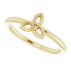Celtic Trinity Ring in 14K Yellow Gold 