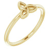 Celtic Trinity Ring in 14K Yellow Gold 