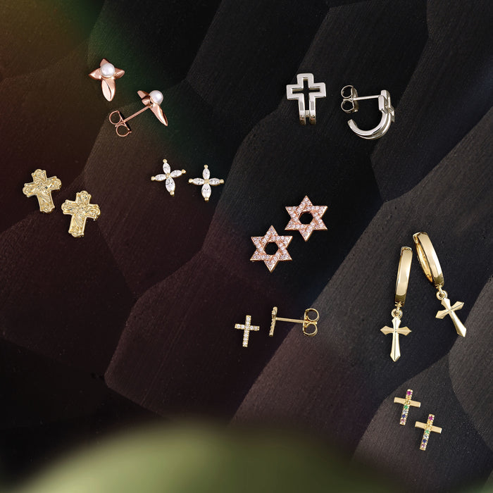 Cross and Religious Earrings
