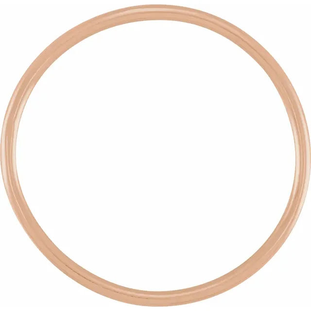Dainty Stackable Wear Everyday Ring in 14K Rose Gold