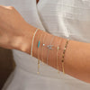 Beautiful bracelet stack featuring our All That Glitters bracelet