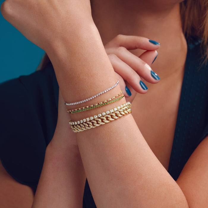 Get ready for the holidays with our diamond bracelets