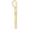 Unlock Your Dreams Key Charm Pendant Solid 14K Yellow  Gold