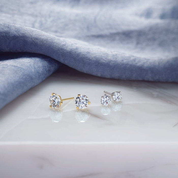 Marilyn Lab-Grown Diamond Stud Earrings in 14K Yellow Gold