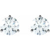 1 1/2 CTW Lab-Grown Diamond Stud Earrings in 14K White Gold Front Facing