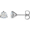 1 CTW Lab-Grown Diamond Stud Earrings in 14K White Gold