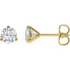 1 CTW Lab-Grown Diamond Stud Earrings in 14K Yellow Gold