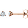 1/2 CTW Lab-Grown Diamond Stud Earrings in 14K Rose Gold