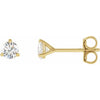 1/3 CTW Lab-Grown Diamond Stud Earrings in 14K Yellow Gold