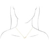 Model Rendering of our Constellation Zodiac Natural Diamond Necklace in Solid 14K Gold