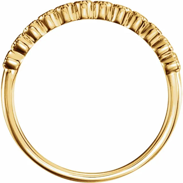 Wear Everyday™ Diamond Anniversary Band Stacking Ring in 14K Yellow Gold 