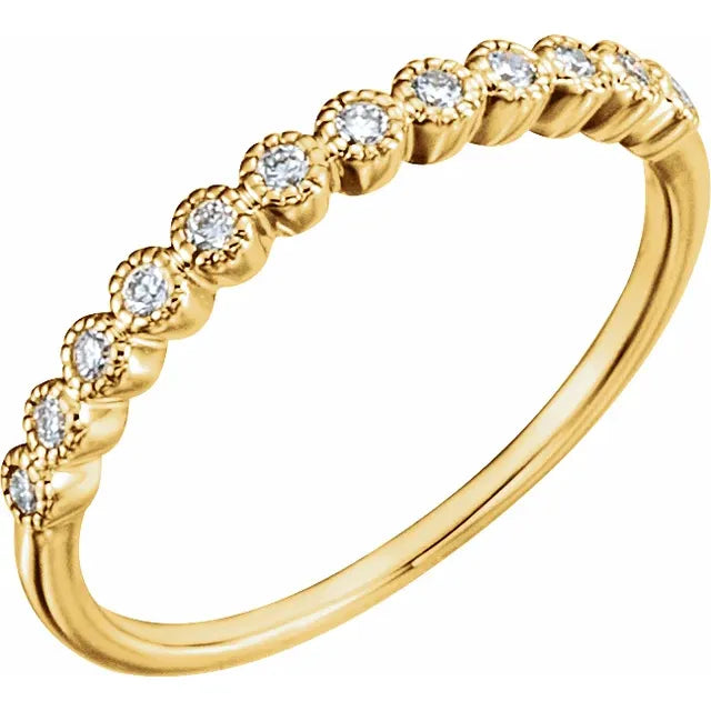 Wear Everyday™ Diamond Anniversary Band Stacking Ring in 14K Yellow Gold 