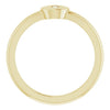 Natural Diamond Wear Everyday™ Signet Ring in 14K Yellow Gold