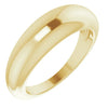Petite Dome Wear Everyday™ Ring in Solid 14K Yellow Gold in 6 MM 