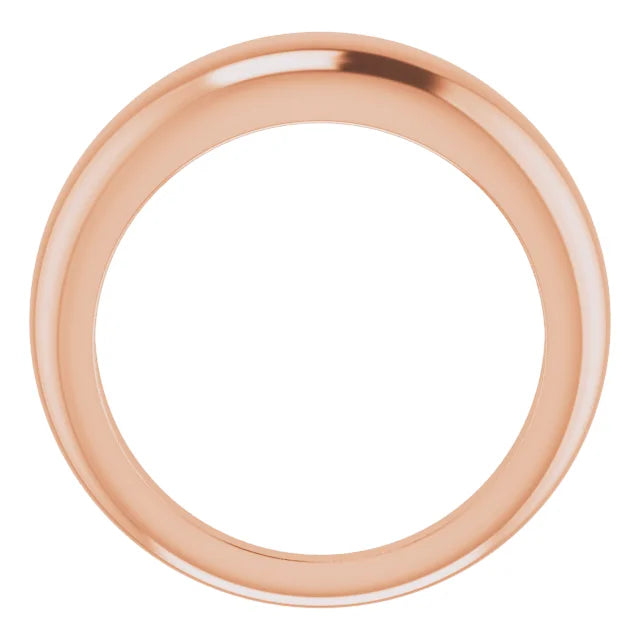 Petite Dome Wear Everyday™ Ring in Solid 14K Rose Gold in 6 MM 