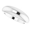Petite Dome Wear Everyday™ Ring in Solid 14K White Gold or Sterling Silver in 4 MM 