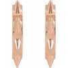 Spike Me Wear Everyday™ Hoop Earrings 14K Rose Gold